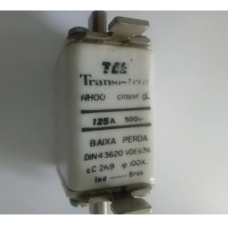 Fusível Retardado 125A NH00 Tee Transistrol Classe GL 500V