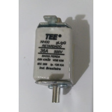 Fusivel Tee Retardado Nh00 Classe Gl/gg 36a 500v Ip 120ka